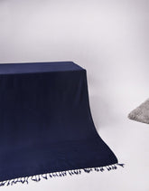 WOOL SHAWL-Blue Apparel & Accessories KHAS STORES